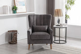 Charlotte Graphite Armchair - front